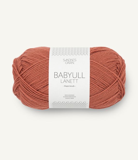 Hovedbilde Babyull Lanett 3535 Lys Kobberbrun